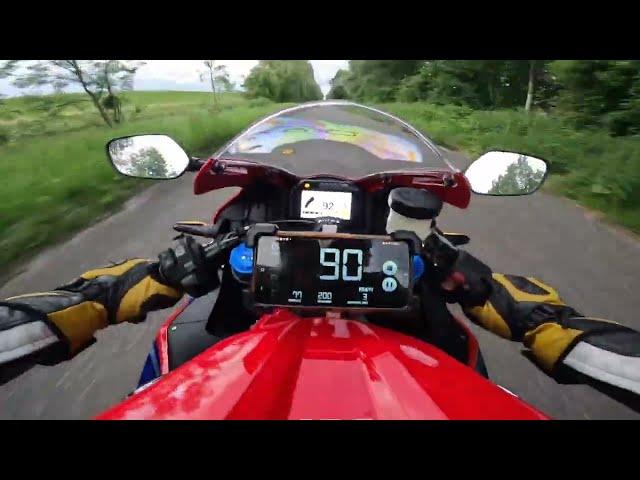 New honda CBR 600rr 2024 acceleration 0 à 200