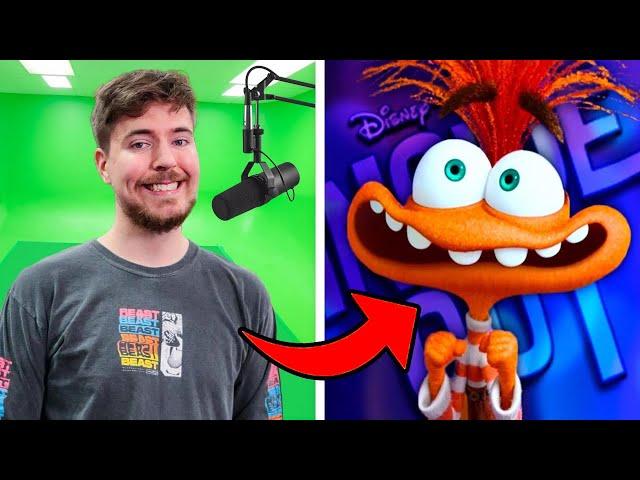 8 Youtubers Behind The Voices Of INSIDE OUT 2! (MrBeast, Jordan Matter, JoJo Siwa)