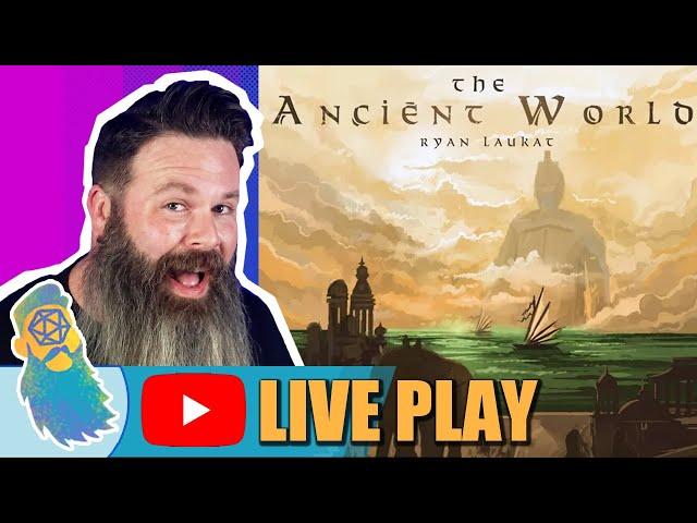 The Ancient World Board Game Stream - Rolling with the Beard - Live