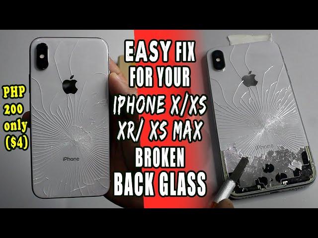 iPhone X/XS/XR/XS Max Back Glass Replacement (EASY DIY) | PHP 200 ONLY!!!