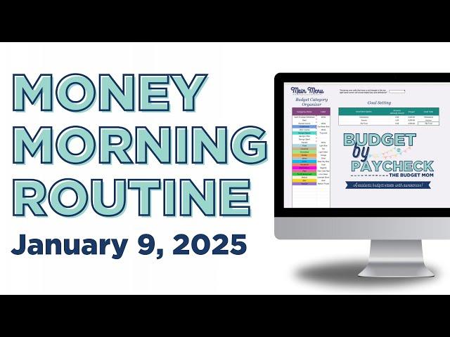 Money Morning Routine | Budget By Paycheck in Excel