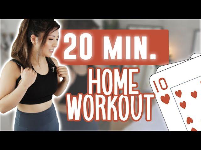 TRYING JEFF NIPPARD'S CARD WORKOUT | 20 min. home workout