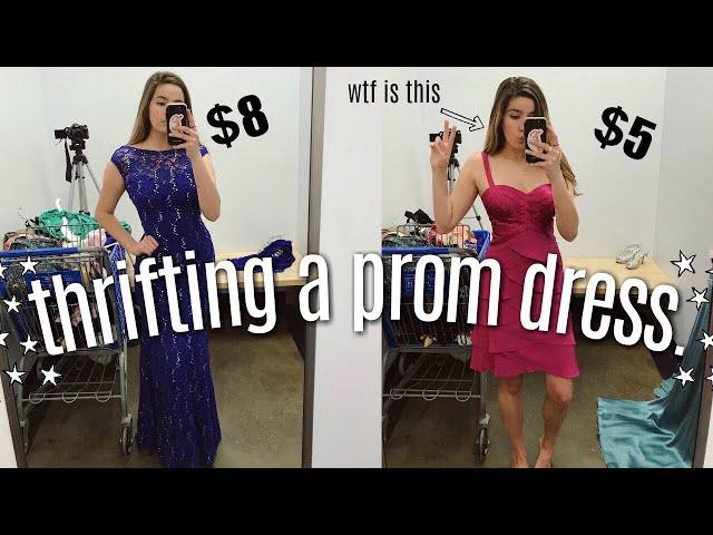 THRIFTING MY PROM DRESS