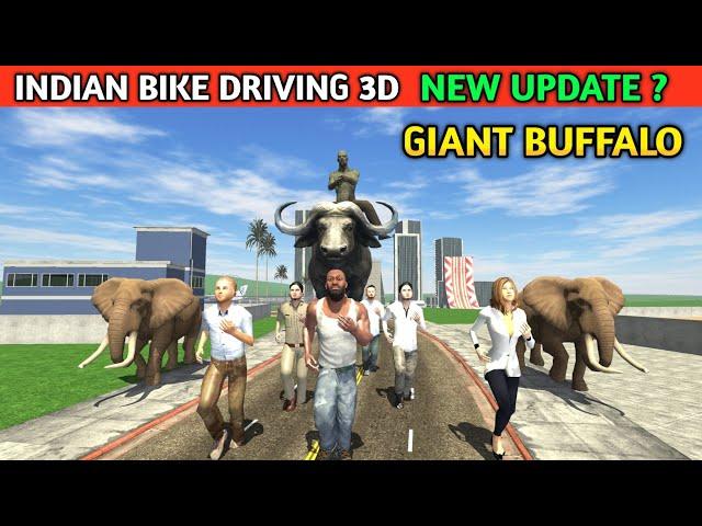 Franklin Found Giant Buffalo With Giant Zombie | Funny Gameplay Indian Bikes Driving 3d 