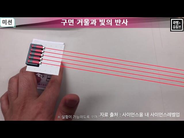 [과학실험] 빛 실험 / 렌즈와 거울의 원리 / AR앱 활용 실험