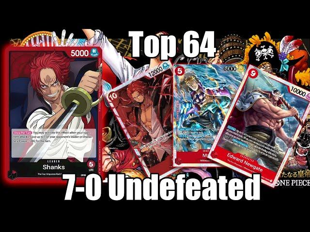 [OP09] I Am Haki Man Shanks Top 64 Treasure Cup Deck List | One Piece Card Game