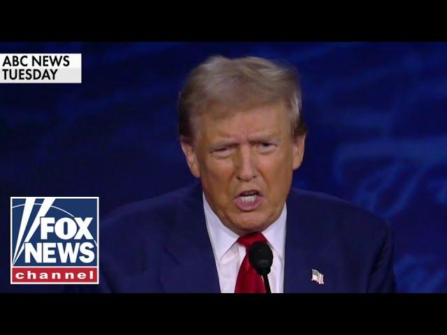 'STAGGERING': ABC's video of Trump's closing statement goes viral