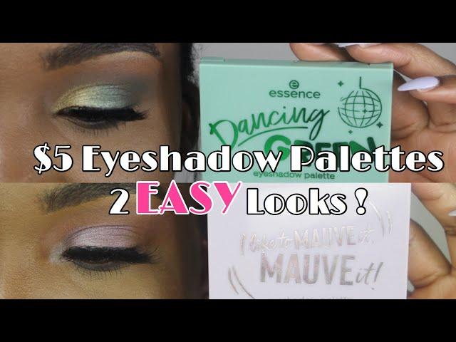 $5 Essence Eyeshadow Palettes - 2 EASY Looks ! | BEGINNER FRIENDLY EYESHADOW TUTORIAL | Step By Step
