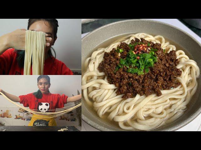 Tibetan Keema Thukpa | Home made Noodle recipe for winter | Hand Pulled Noodle - With Eng Subtitle