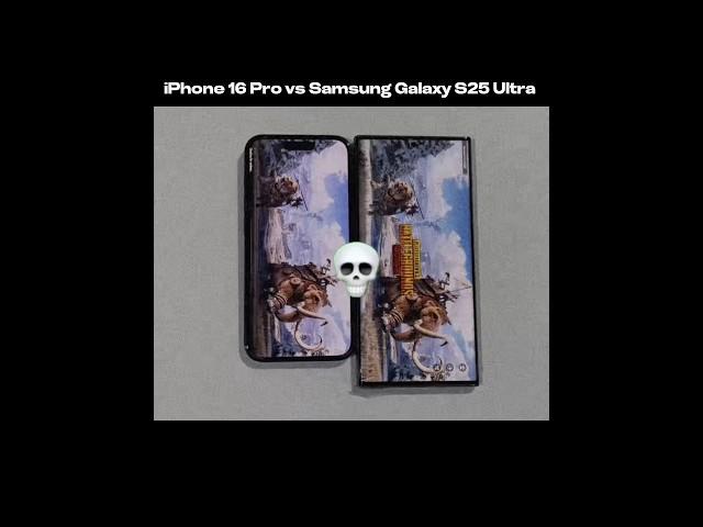 iPhone 16 Pro vs Samsung Galaxy S25 Ultra PUBG Mobile Test