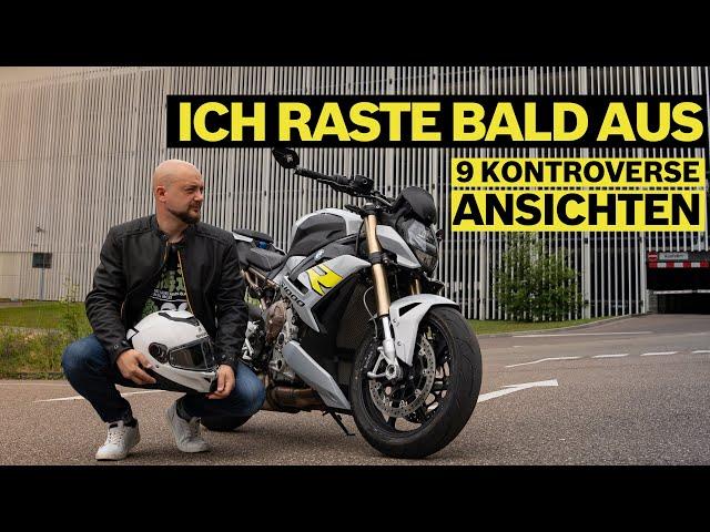 9 kontroverse Ansichten zum Motorradfahren