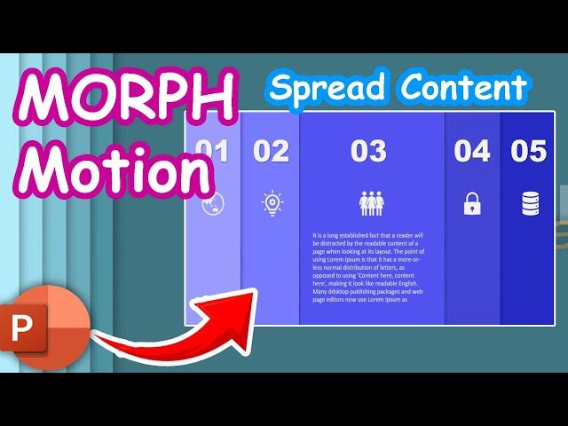 Engaging Stack Extend Effect Morph Transition in PowerPoint #powerpointawesome EP5