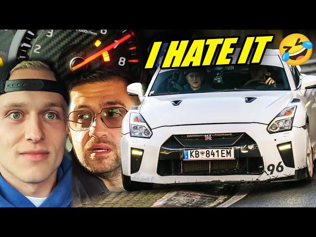 @schaefchen Trying NOT TO DIE in Nissan GT-R! // Nürburgring