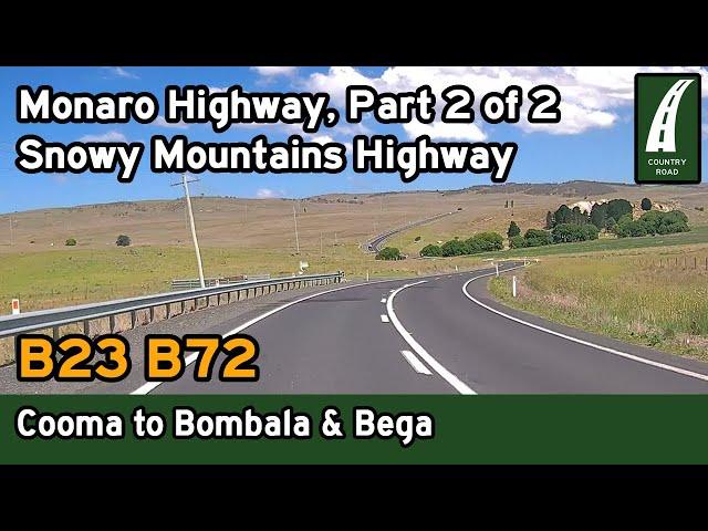 Driving from Cooma to Bombala & Bega – Monaro Highway Pt 2, Snowy Mountains Highway [4K]