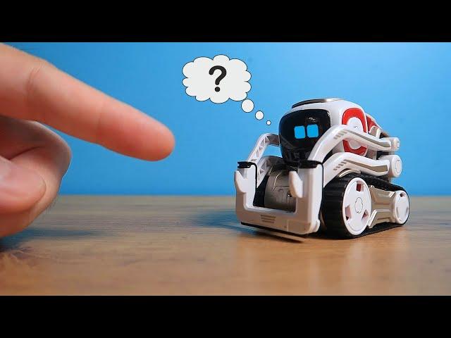 New pet! Robot with artificial intelligence! He recognized me! Anki Cozmo