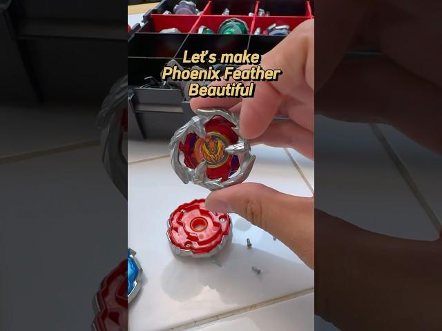 Let’s DIY🪛 Phoenix Feather to make it right! #shorts Beyblade X