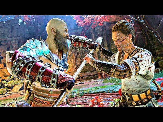 God of War Ragnarok - Kratos Vs. Heimdall Boss Fight (4K 60FPS)