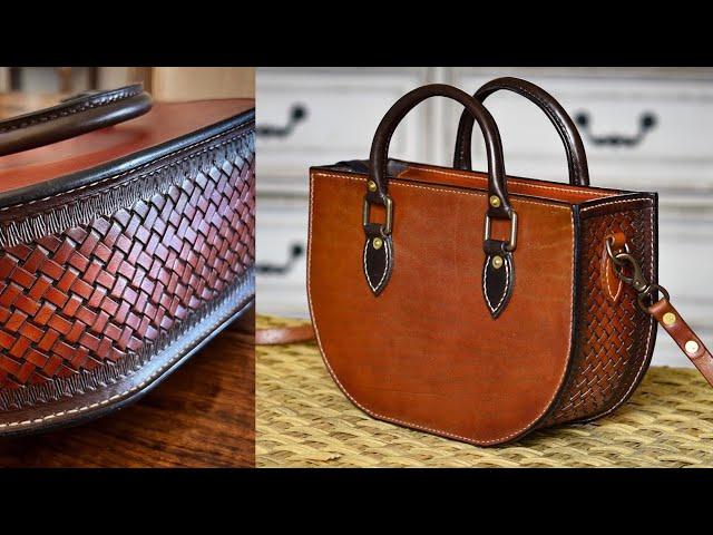 Making A Tooled Leather Cross Body Bag - Leather Craft