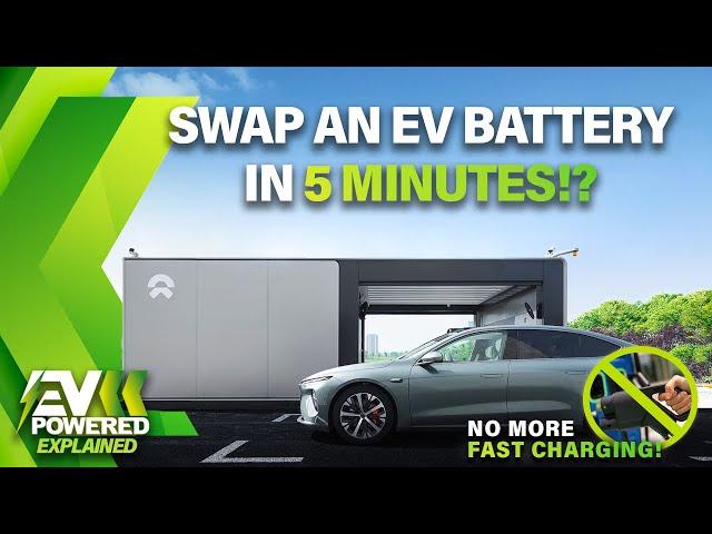 NIO's Battery Swap Station: 5-Minute EV Battery Swap!