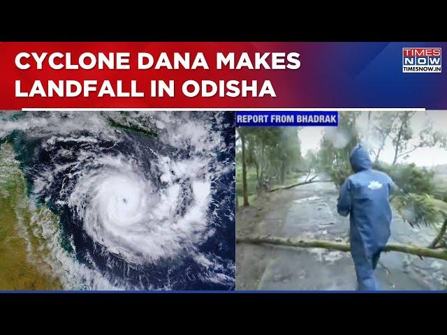 Cyclone Dana Horror: Trees Uprooted, Walls Collapse As Cyclone Makes Landfall In Odisha