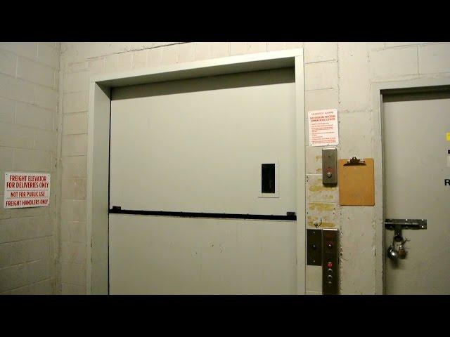 Unknown traction freight elevator, modernized @ Lawrence Square Shopping Centre, Toronto, Canada