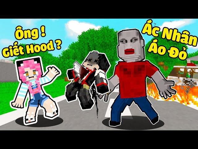 MỀU THỬ THÁCH 24H LÀM NHÂN VIÊN TIỆM TẠP HÓA KINH DỊ TRONG MINECRAFT*REDHOOD TRỐN KHỎI ÁC NHÂN ÁO ĐỎ