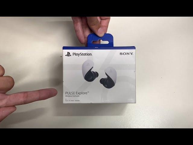 PlayStation Pulse Explore Wireless Earbuds Unboxing