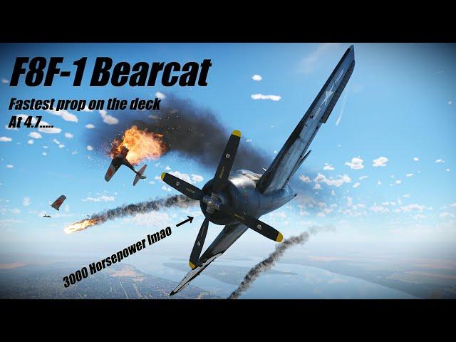 Gaijin Made a Mistake Lowering This Abomination to 4.7 | F8F-1 Bearcat Review | War Thunder Air RB