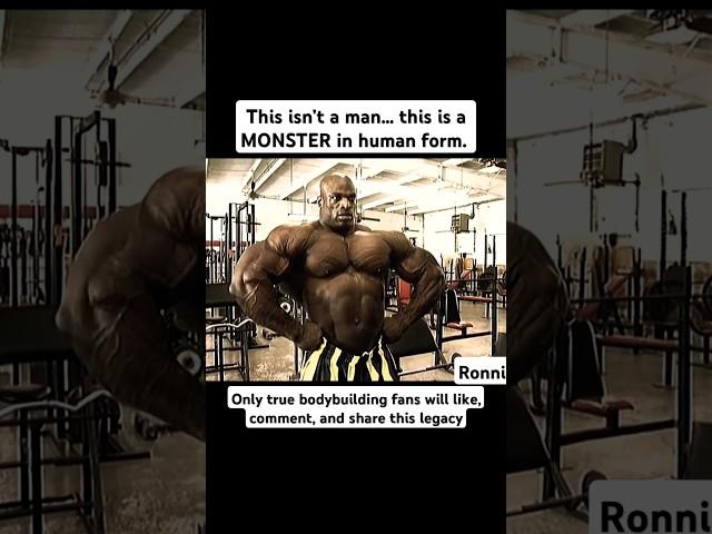 Ronnie Coleman – The Walking Monster of Bodybuilding #RonnieColeman #YeahBuddy #LightWeightBaby