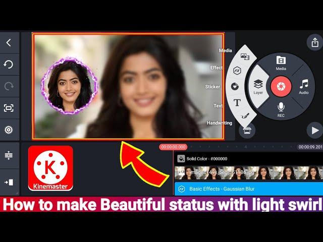 How to make Beautiful Status video in kinemaster || Kinemaster main whatsapp status kaise banaen