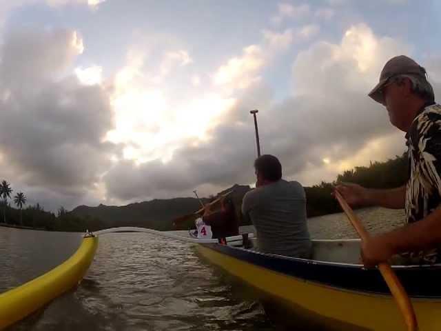 Wailua River Canoe Paddle Sunset