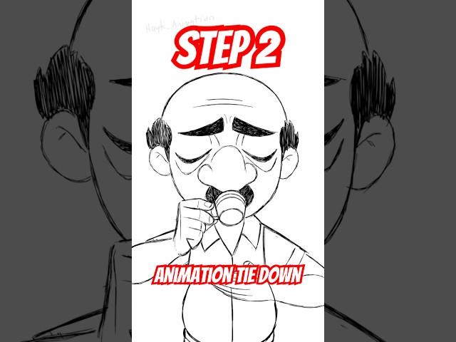 How I Animate a Viral Dance – Harut Step 2 (Tied Down & Fully Animated)