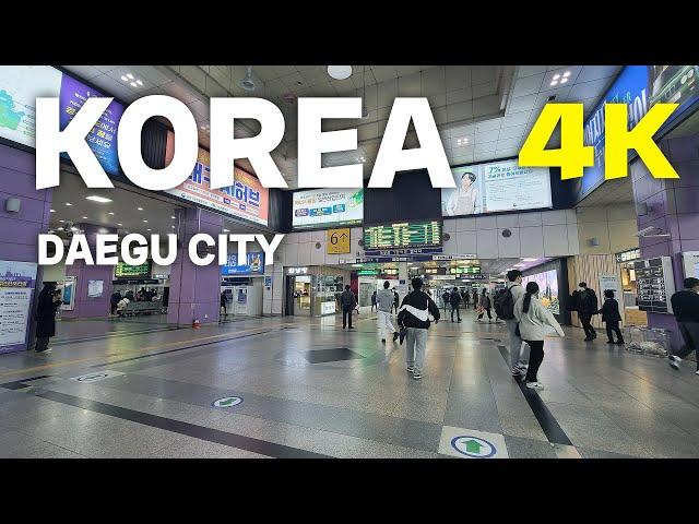 * This is a video about walking inside " Dongdaegu Station" 동대구역