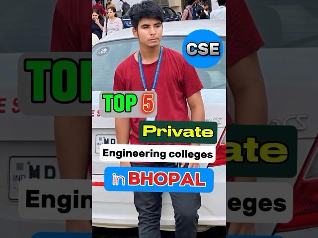 TOP 5 Best Private engineering colleges in BHOPAL for Computer science | Grow with farooque |