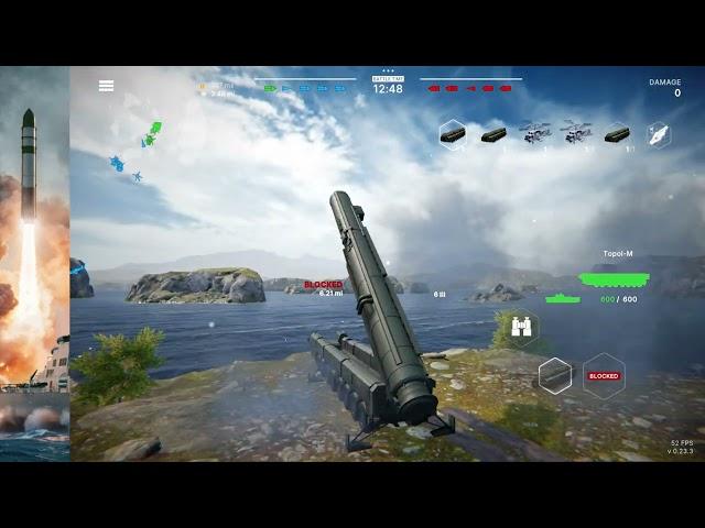 Topol-M Nuclear Balistic Missile in Action! - Warships Mobile