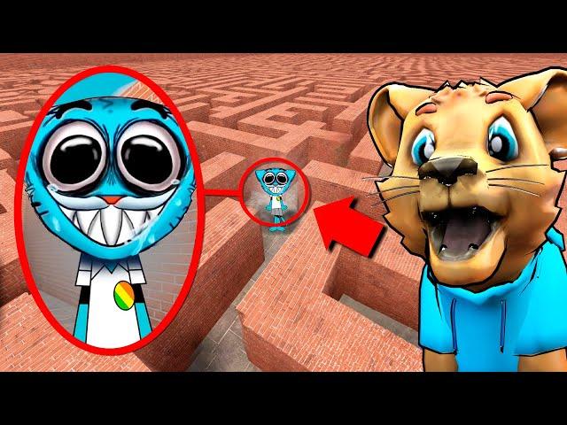 Can GUMBALL JOY find me in a MAZE?! (Gmod Sandbox)