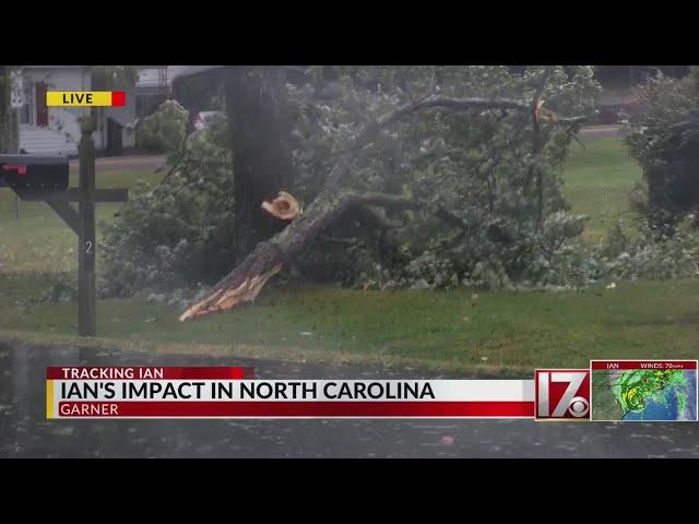 CBS 17 Mobile News Tracker: Ian's impact in North Carolina