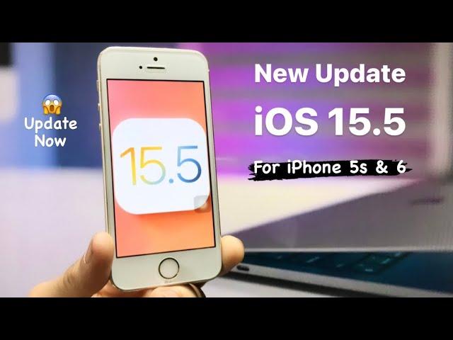 How to Install iOS 15.5 on iPhone 5s & 6 - Update NOW! 