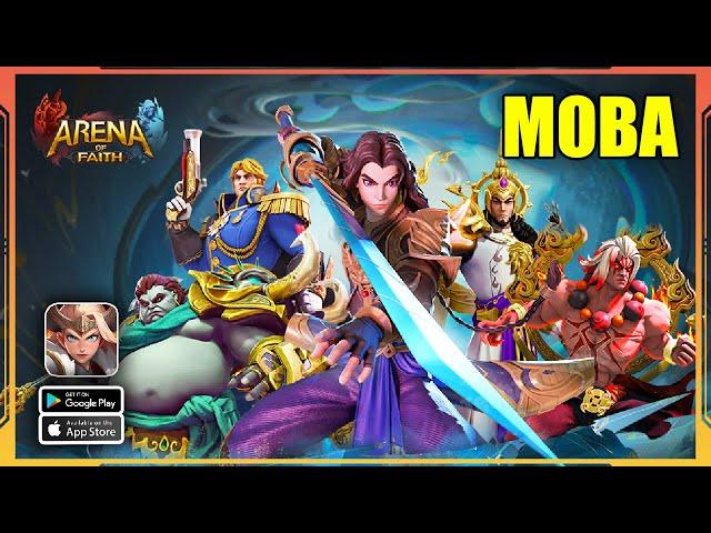 Arena Of Faith Gameplay (Android, iOS) - MOBA