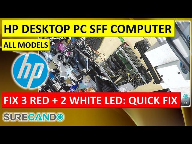 HP PC Fix: 3 Red + 2 White Light Error Solved in Minutes | No Nonsense Solution