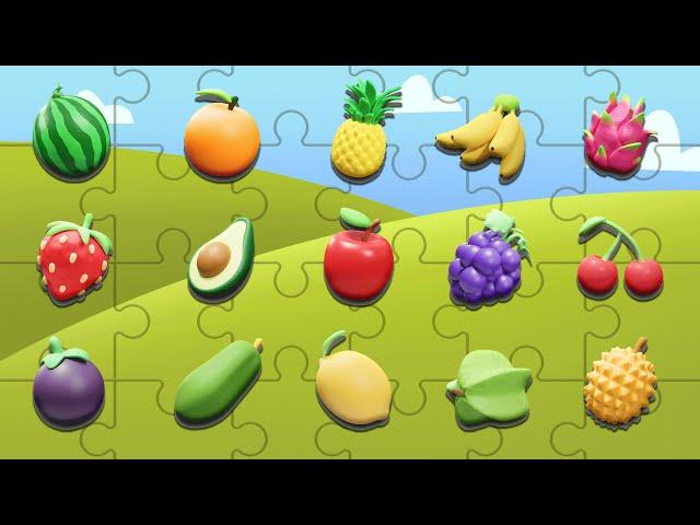 Guess the Fruit Quiz | Educational Fruit Puzzle for Kids | Long Version 