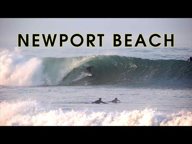 Pro's surfing INSANE waves at Newport Beach