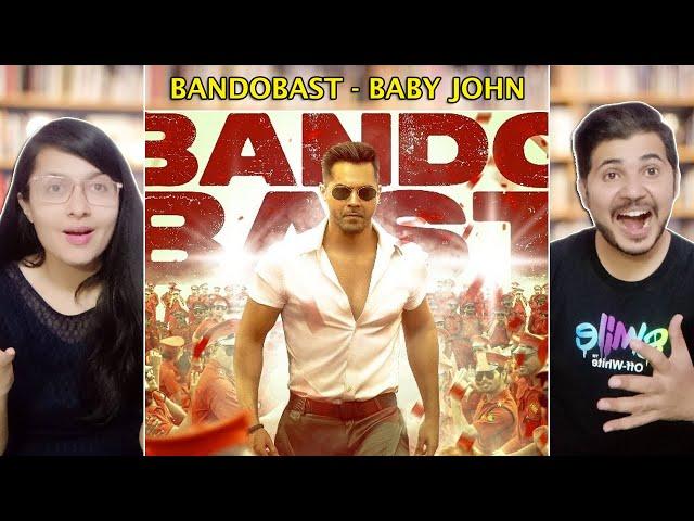 Pakistani Couple Reacts To Bandobast | Baby John | Varun Dhawan | Thaman S