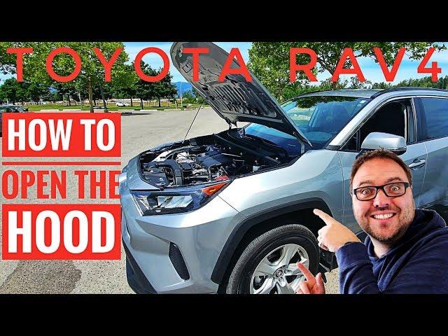 How to Open the Hood on a Toyota Rav4 2019 -2021