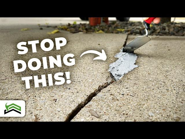 Repairing A Neglected Driveway Crack |  The Ultimate Solution!