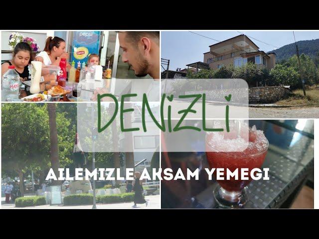 DENIZLI  / AILECE AKSAM YEMEGI /  MESHUR KARLISURUBU / #vlog27