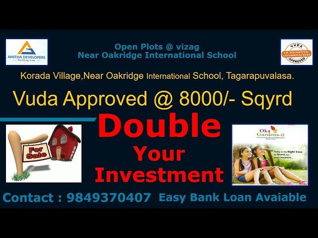 vmrda plots vizag-Residential Plots sale in  Visakhapatnam,Residential plots sale in vizianagaram