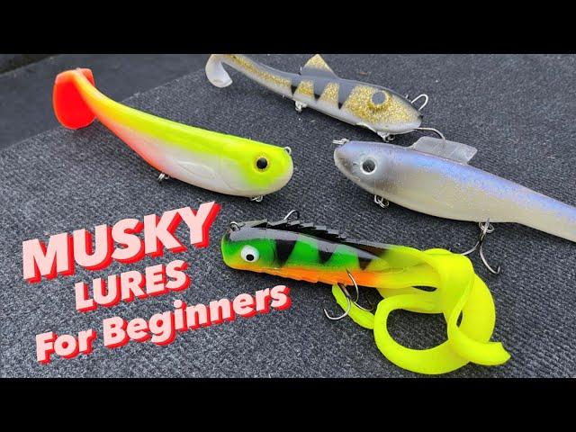 Top FIVE fall MUSKY lures every BEGINNER needs to try!!!