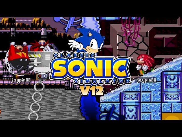 Classic Sonic Simulator (V12)  All Stages Playthrough (4K/60fps)