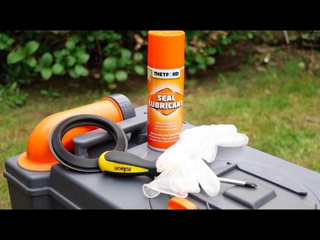 Practical Caravan – how to replace a Thetford toilet cassette seal